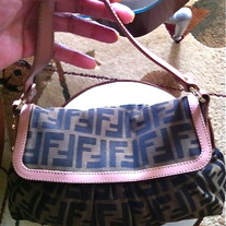 Vintage Fendi "Zucca" Hobo Chef Bag in Great condition