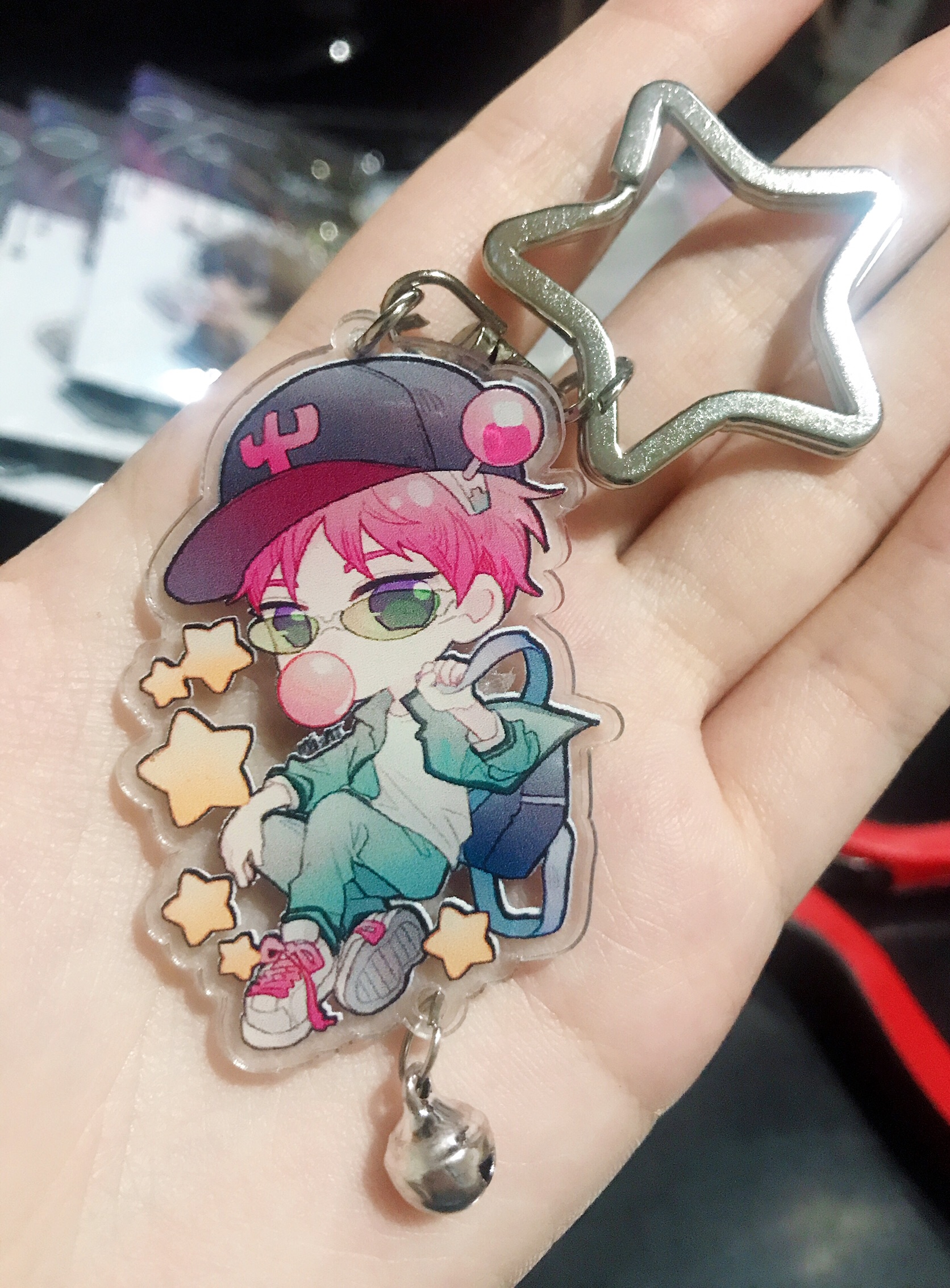 Saiki Kusuo Keychain & Sticker set on Storenvy