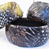 Earthy Feather Bracelets