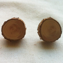 Wood Post Earrings