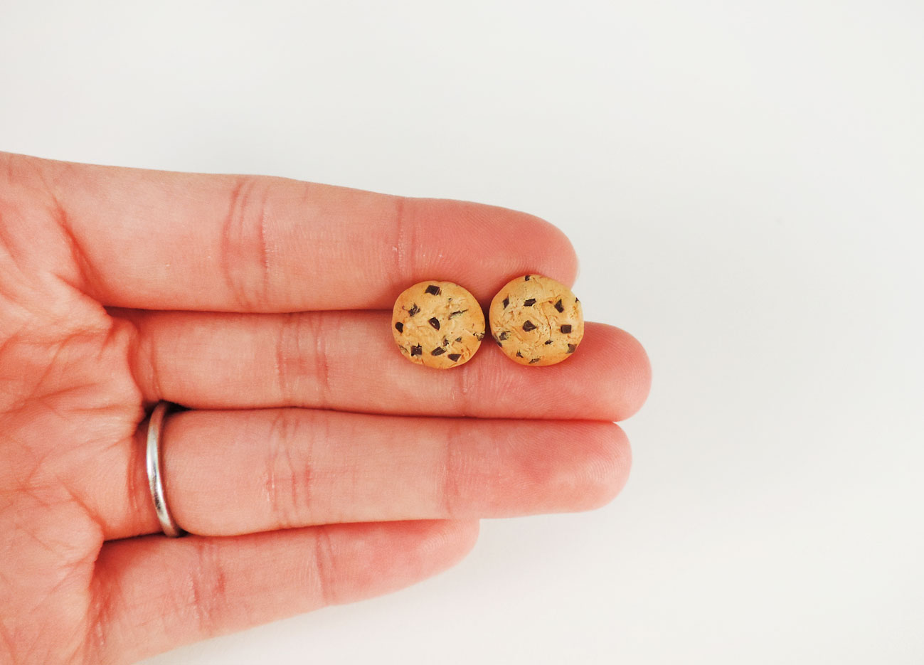 Chocolate Chip Cookie Earrings on Storenvy