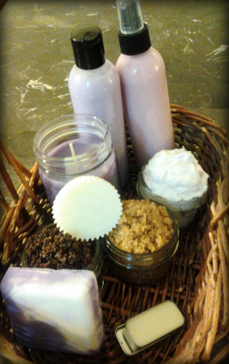 Ultimate Body Package (Lotion Bar, TyeDye Soap, 2 different body scrubs
