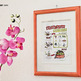 Small Bites Art - Avocado & Tomato Garlic Bread Illustrated Recipe, Kitchen Art, 8x10 Print For Kids - Thumbnail 3