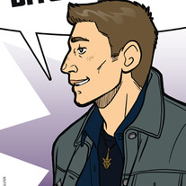 Bitch. Supernatural Print