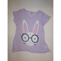 Wildfox Kids Geeky Bunny V-Neck Lilac