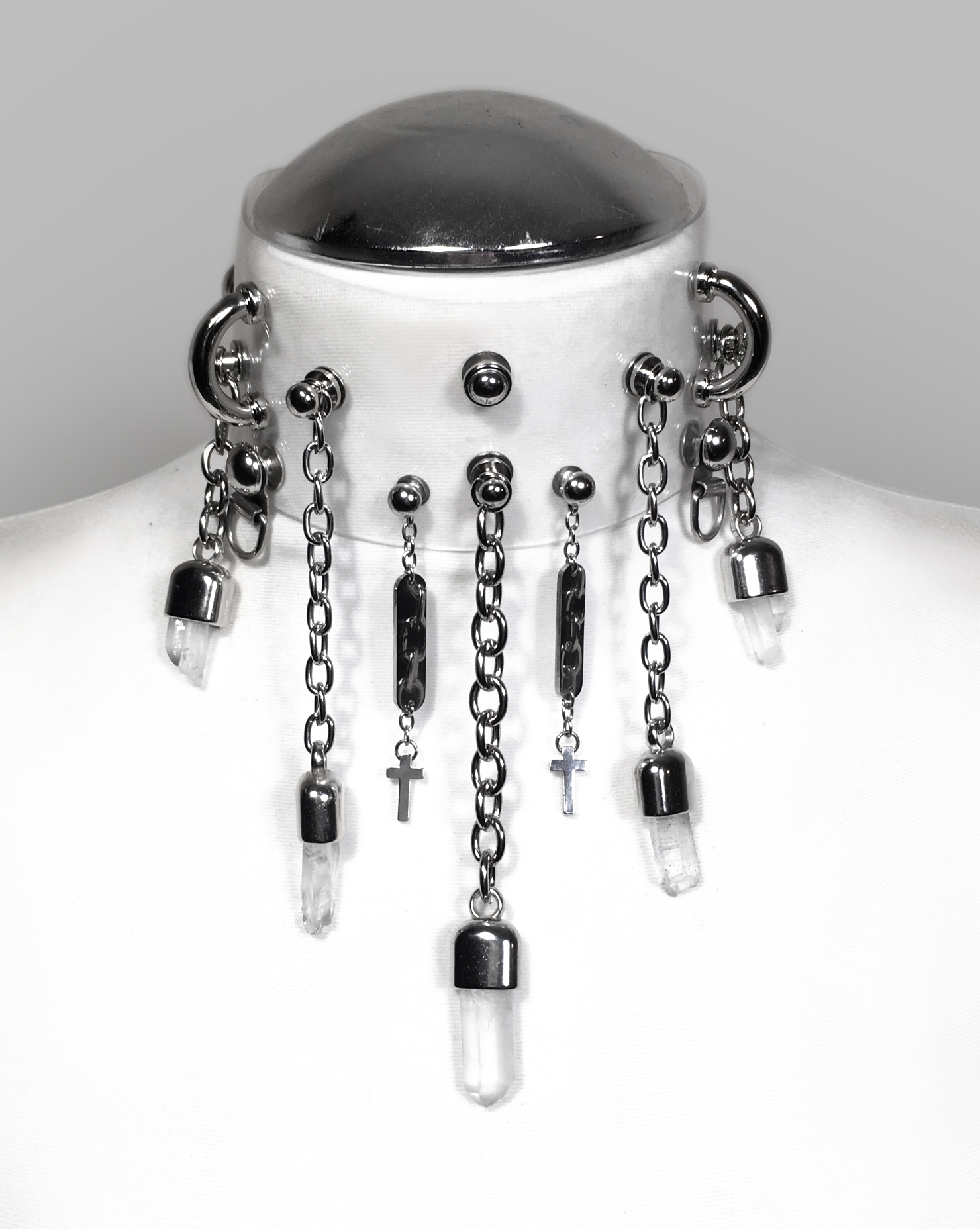 CHANDELIER QUARTZ choker · shop.raspberrymazohyst · Online Store