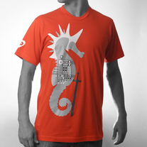 Men's Seahorse Knight - Orange