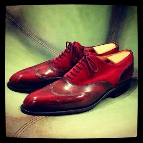 red suede dress shoes