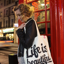 LIFE IS BEAUTIFUL TOTE