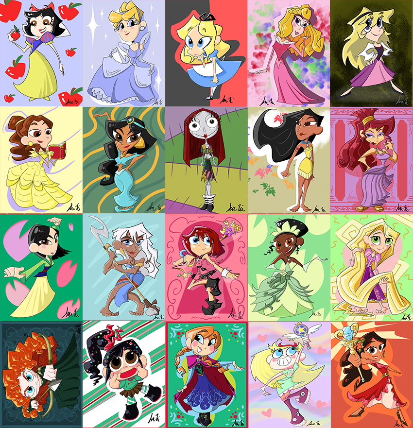PrintonDemand Disney Princess Cards Series 1 · Jenn Li's Legacy