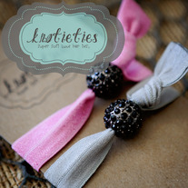crystal ball {knotieties} : jetblack/gunmetal