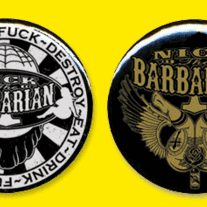 NICK THE BARBARIAN "Buttons"