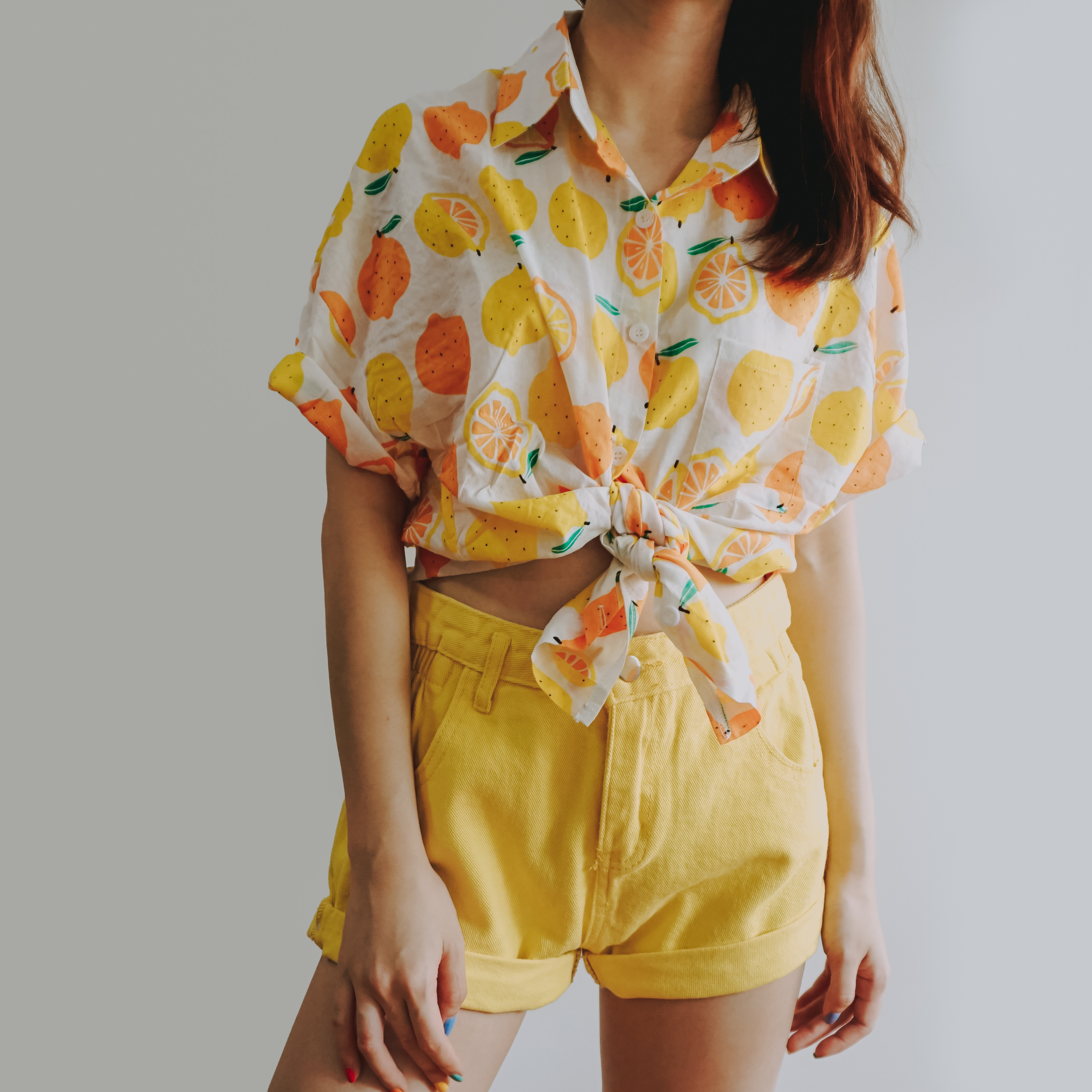 Lemon Button Up Shirt (2 Colors) · Megoosta Fashion · Free shipping