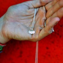 Sterling Silver 3 Star Necklace