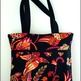 Market Tote - Talavera Bird in Black  - Thumbnail 2