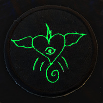 GLOW IN THE DARK Super Fancy Embroidered 4" Patch 