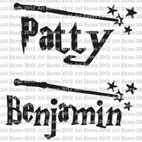 Harry Potter Wand Name Vinyl Decal