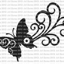 Beautiful Butterfly Vinyl Decal Laptops, Iphones, Wall Art, Car Decal