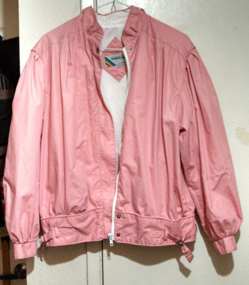 Vintage Members Only Pink Bomber Jacket 7/8 M L on Storenvy