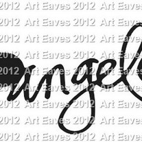 Angel with Wings Vinyl Decal