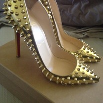 Christian Louboutin Pigalles Spikes 120 Speechio (39.5) US 9.5