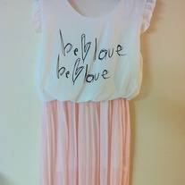 Be Love Waist Pleaded Dress