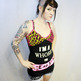I'm a Whore for Cheap Sex Black Tank Top S/M handmade diy punk xannabotx - Thumbnail 1