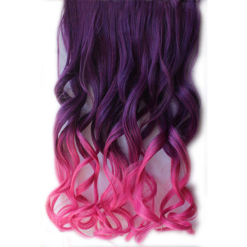 Curly Rainbow Hair extension clipin on Storenvy