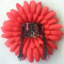 Red Ribcage Flower