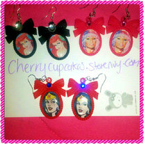 Custom Cameo Bow EARRINGS *Made to order*