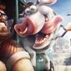 1400x933_6698_the_best_friend_2d_cartoon_illustration_cow_happy_friend_crazy_picture_image_digital_art