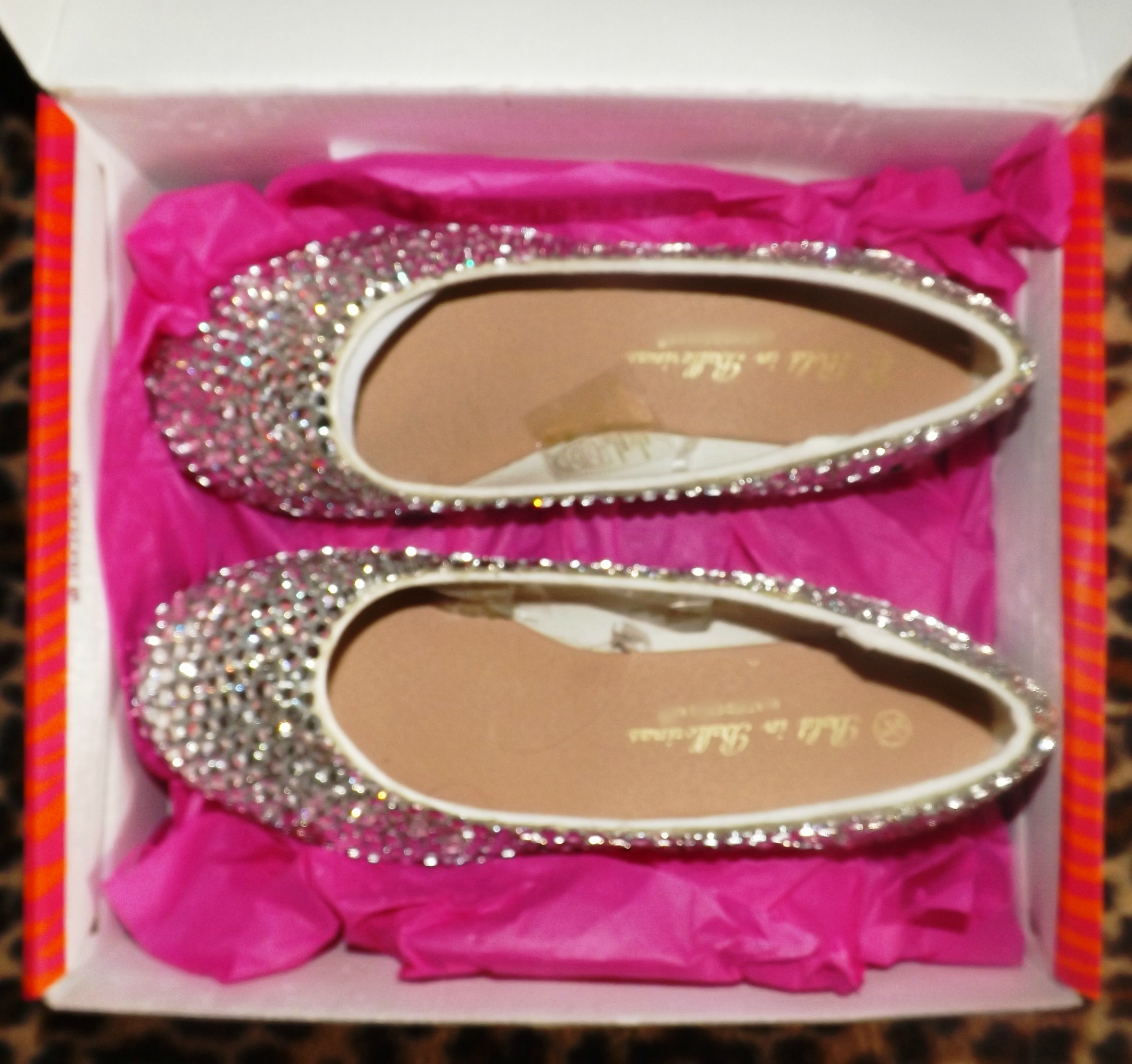 silver glitter dolly shoes