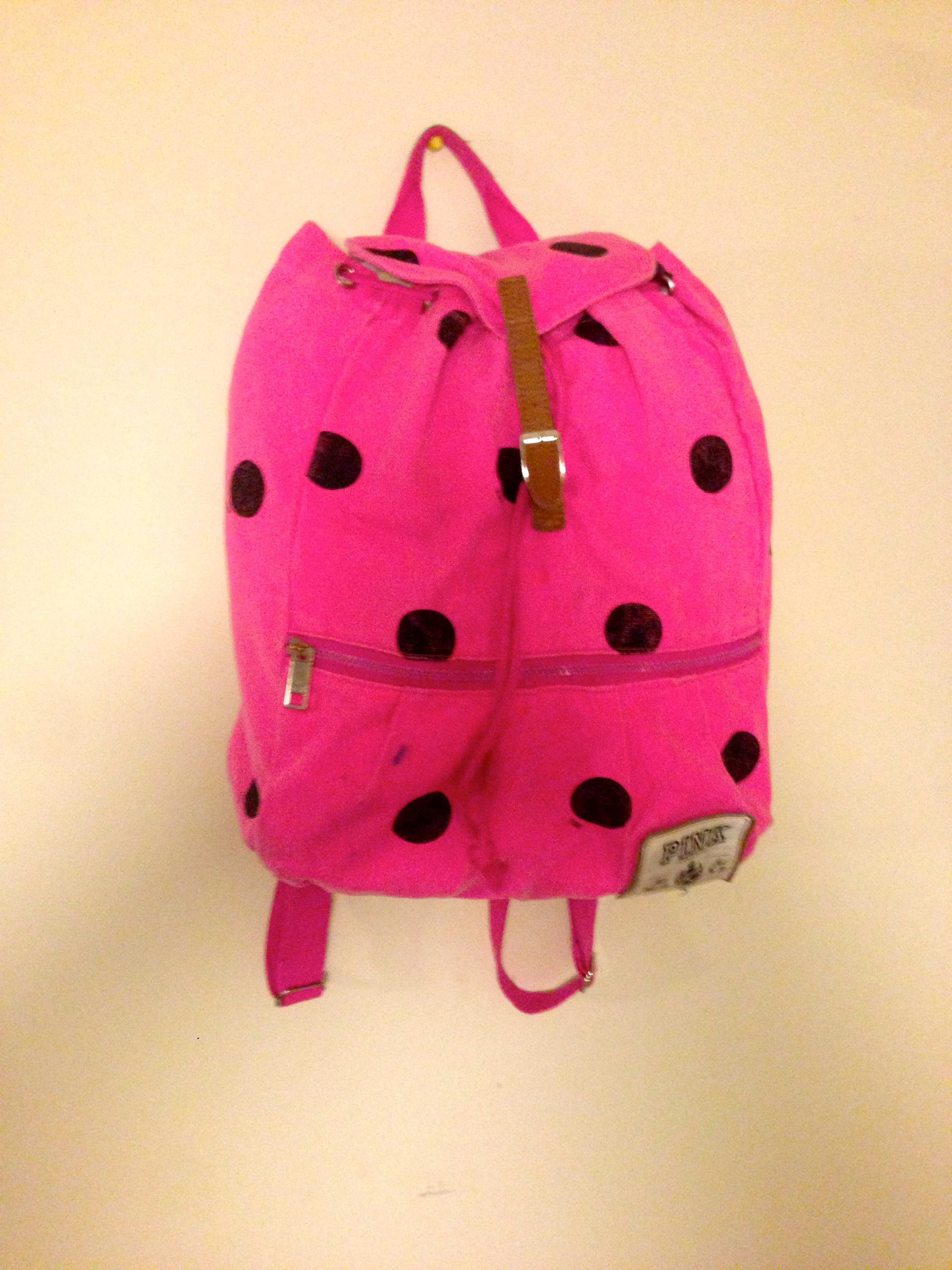 Pink Polkadot Vs Pink Backpack Sold By Noelle Louise S Closet On