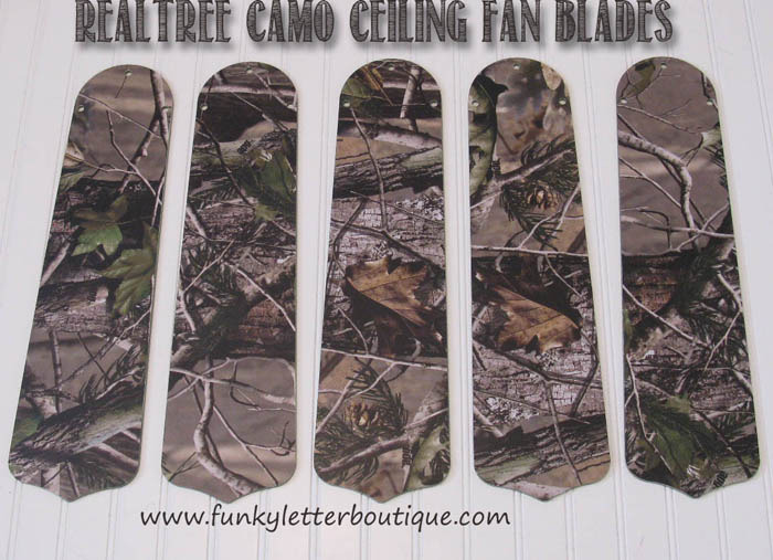 Realtree Ap Camo Ceiling Fan Blades Funky Letter Boutique