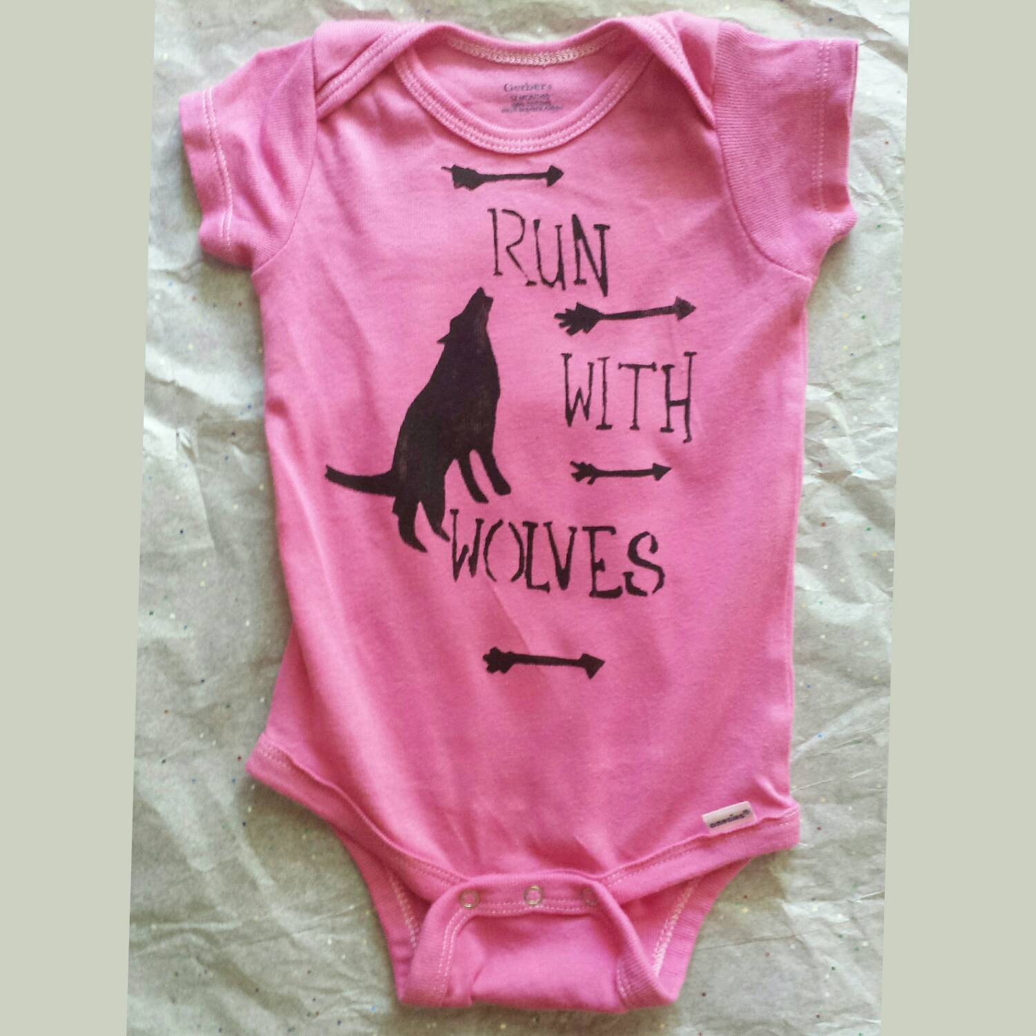 wolf onesie baby