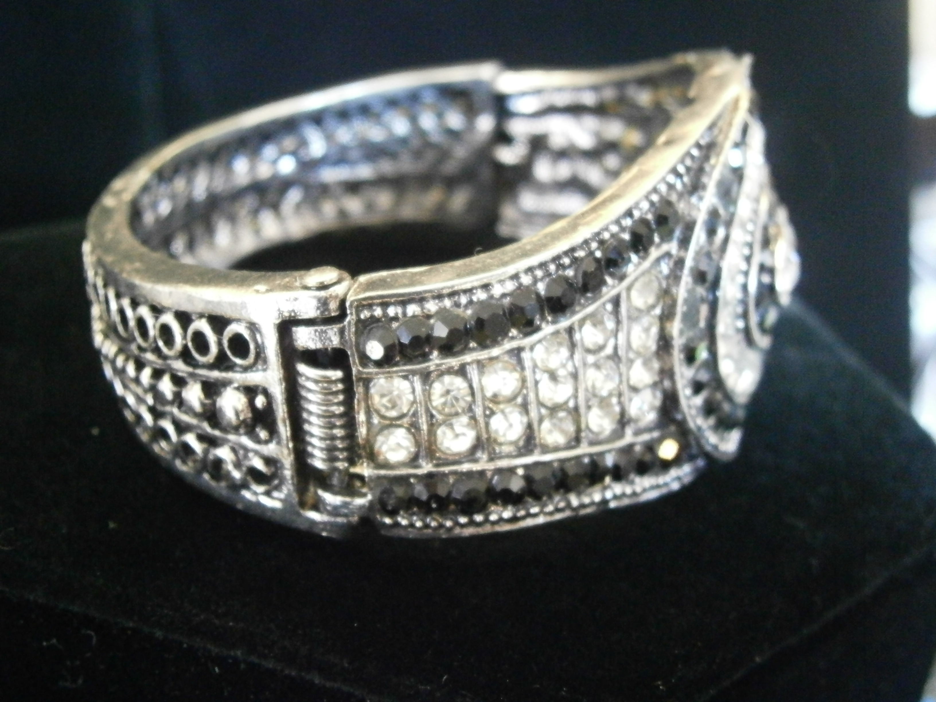 LaceysAngelheart Perfect Little Black Dress Bracelet Clear and Black