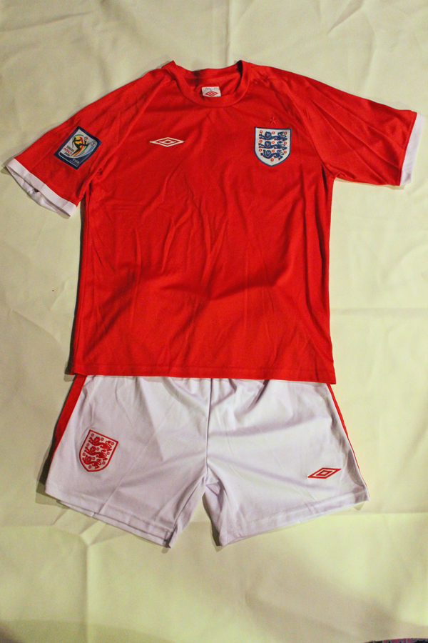 england 2010 world cup kit
