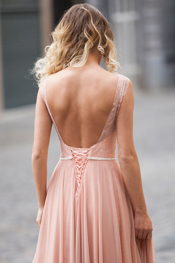 Blush Prom Dresses White Pictures On the Boat