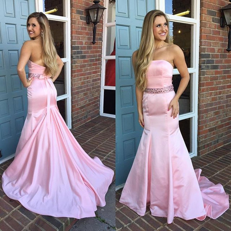 trumpet style prom dress