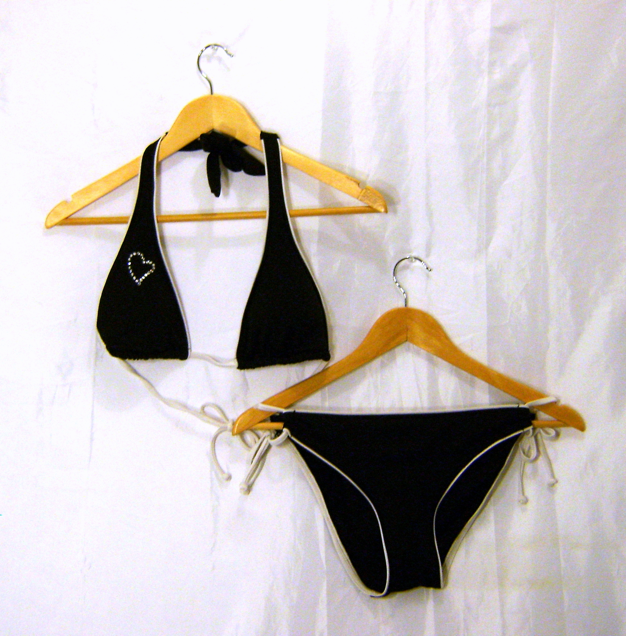 white rhinestone swimsuit