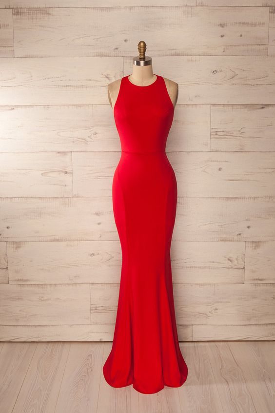 Evening Red Dresses Casual