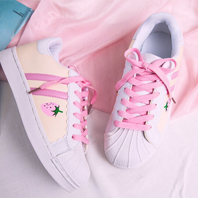 strawberry milk sneakers