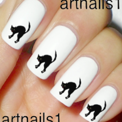 black cat nails nail