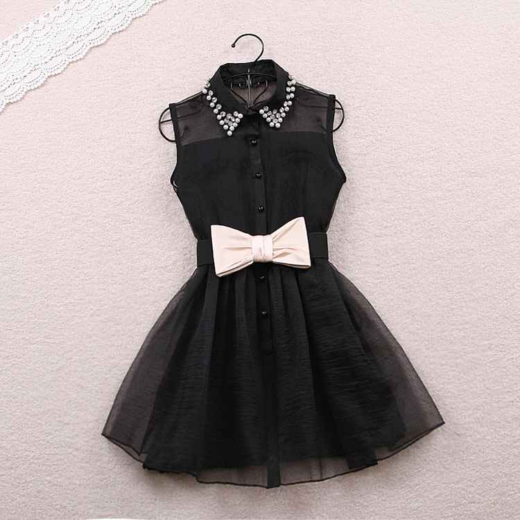 Organza Bow Dress