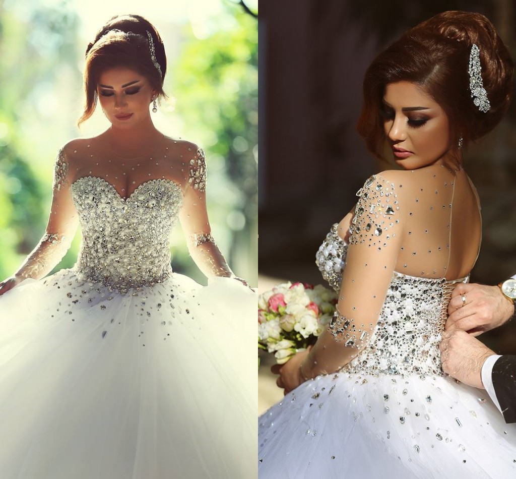 Wedding Dresses with Crystals