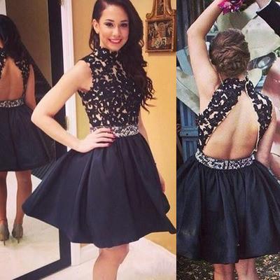 Black Short Dresses for Girls