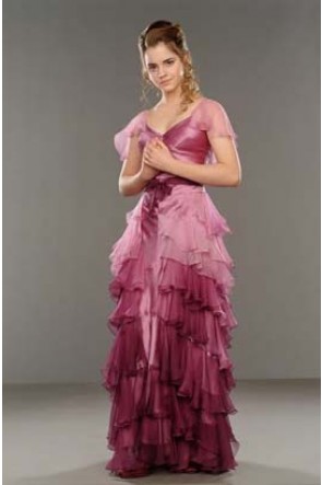 Emma Watson Beautiful Prom Dresses In Harry Potter And The Goblet Of Fire