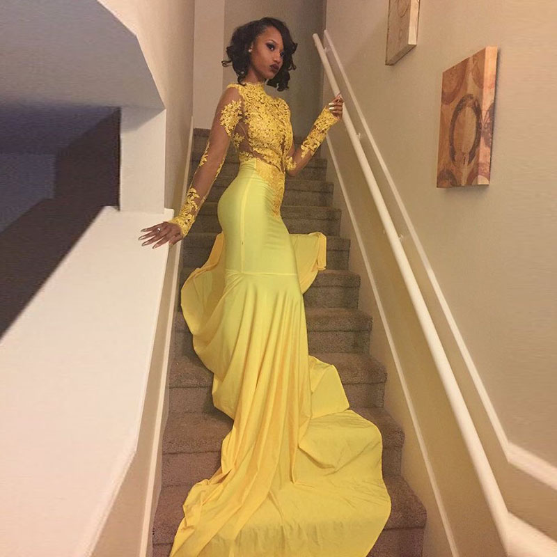 Yellow Evening Dresses