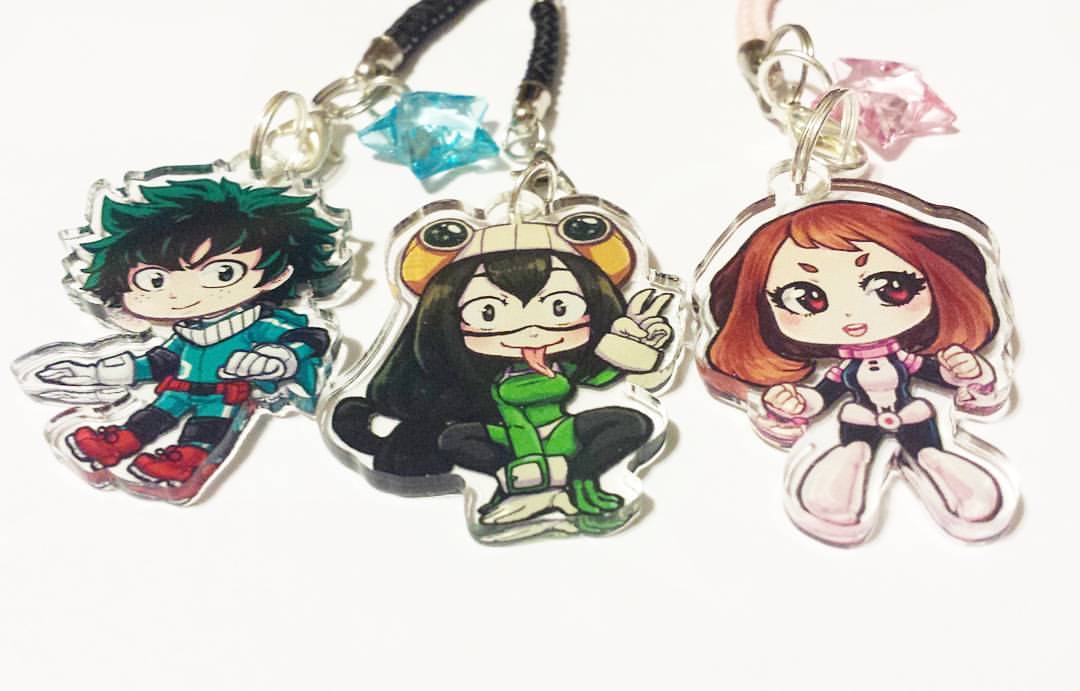 my hero academia croc charms