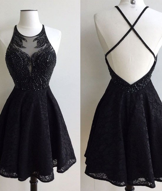 cute black hoco dresses
